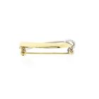Image 11 of Bicolor Gold Brooch; 14 Karat