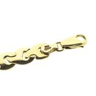 Image 7 of Two-tone gold fantasy link necklace | 41.5 cm