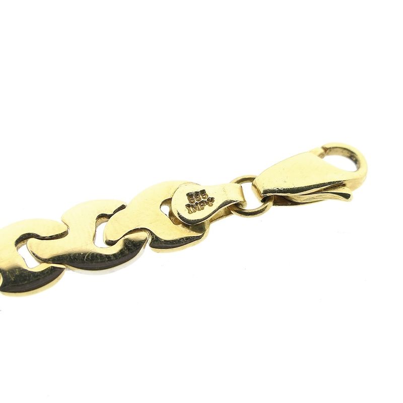 Image 7 of Two-tone gold fantasy link necklace | 41.5 cm