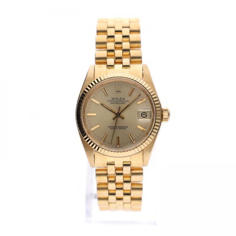 Image 1 of Rolex Datejust 31mm 18ct Gold Watch
