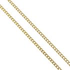 Image 3 of Gold thin gourmet link chain