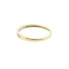 Image 7 of Gold ring with diamonds; 0.045 ct.