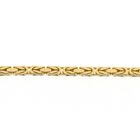 Image 5 of Gold square king chain | 61.5 cm