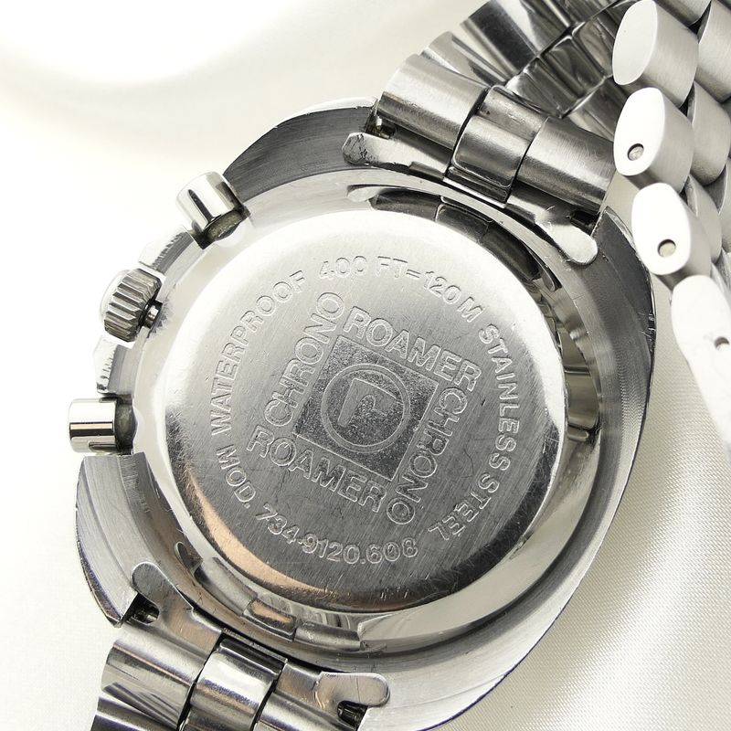 Image 15 of Roamer Pasadena 733; Vintage chronograaf heren horloge