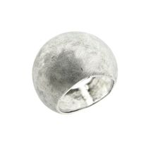 Silver robust and convex ring