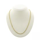 Image 1 of 9K Twisted Link Chain | 46.5cm