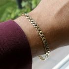 Image 7 of Solid gold gourmet link bracelet | 21.5 cm