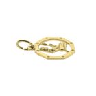 Image 8 of Gold zodiac sign pendant; Virgo