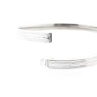 Image 5 of Silver Slave Bracelet with Pattern; Size M