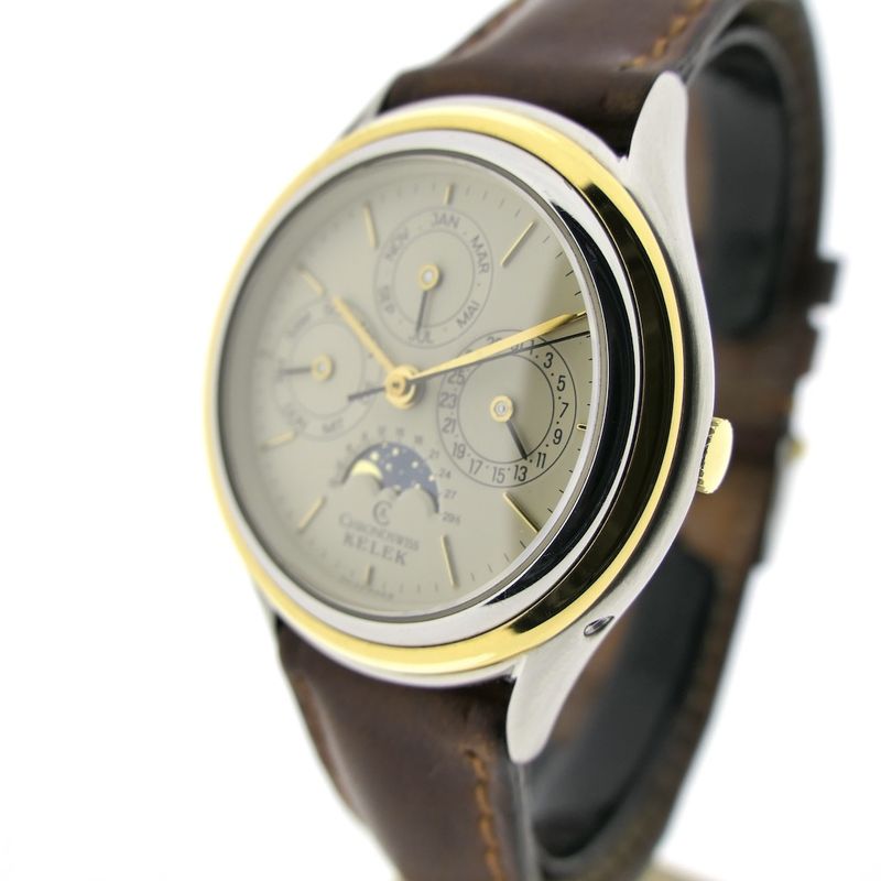 Image 2 of Chronoswiss Kelek; Automatic vintage moonphase/calendar movement