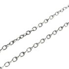 Image 7 of Silver anchor link necklace with fixed pendant | 42 cm