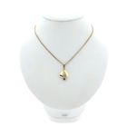 Image 3 of Gold pendant with sapphire and zirconia