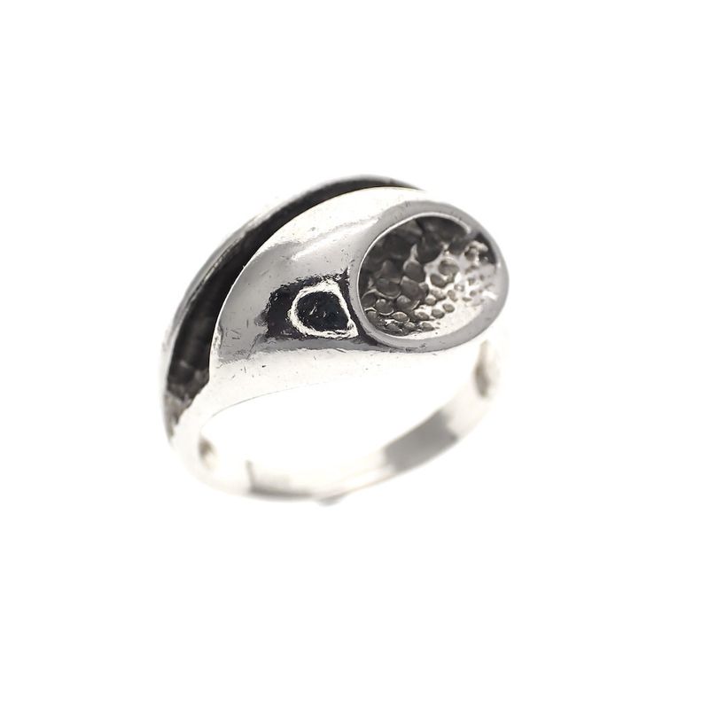Image 1 of Silver ring organic design | Franz Breuning