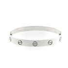 Image 12 of 18K white gold LOVE bracelet; Cartier | Ø 54.5 mm