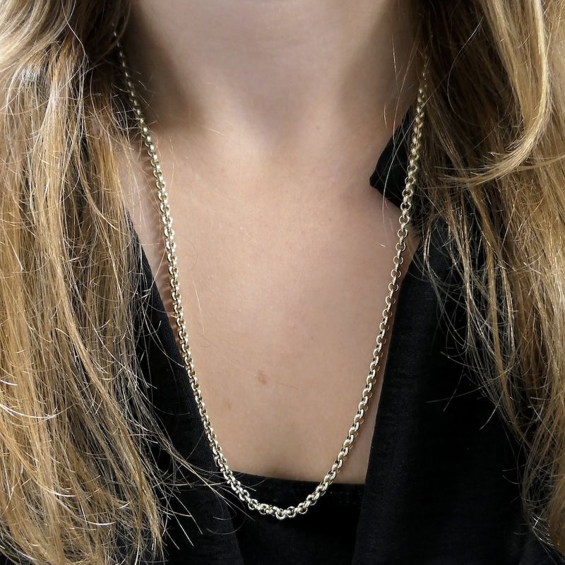 Image 8 of Gold jasseron link chain