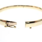 Image 5 of Gold smooth slave bracelet | Ø 63 mm
