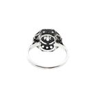 Image 6 of Antique White Gold Diamond Ring; 0.27 ct.