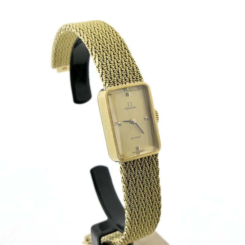 Image 3 of Omega De Ville 8197; 18k gold women's watch