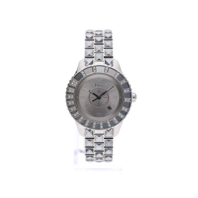 Dior Christal CD113113; Dames Horloge met Diamanten Afbeelding 1 van Dior Christal CD113113; Dames Horloge met Diamanten