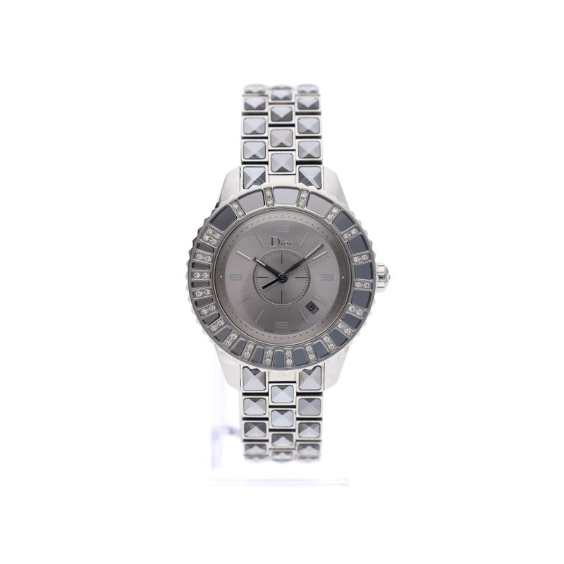 Afbeelding 1 van Dior Christal CD113113; Dames Horloge met Diamanten