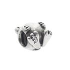 Image 6 of Pandora charm; Silver; Frog