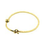 Image 4 of Gold flat earrings with pattern | Ø 17 mm