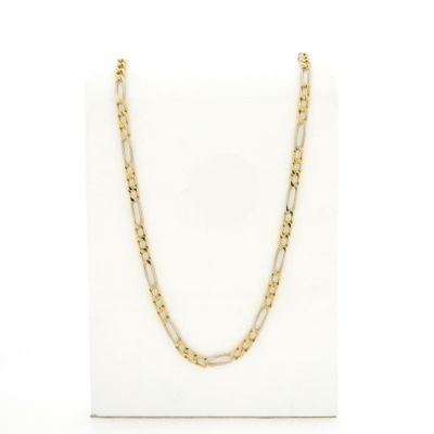 Two-tone gold Figaro link chain Image 1 of Two-tone gold Figaro link chain