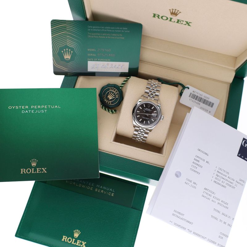 Image 13 of Rolex Lady-Datejust 28mm Automatic Watch