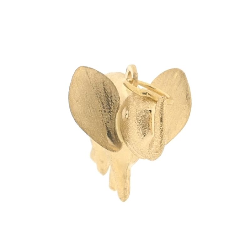 Image 3 of Gold elephant pendant