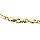 Image 3 of Two-tone gold Figaro link bracelet | 20.5 cm