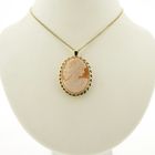 Image 9 of 8 carat vintage brooch/pendant with cameo