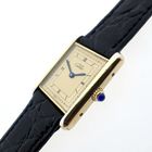 Image 1 of Cartier Tank Vermeil; Women's watch