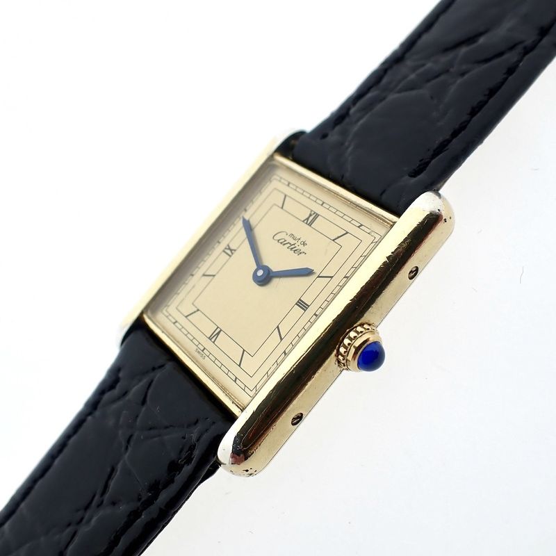 Image 1 of Cartier Tank Vermeil; Women's watch