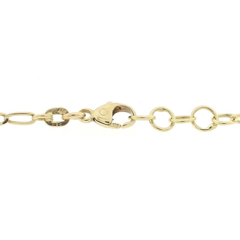 Image 4 of Gold Figaro link bracelet