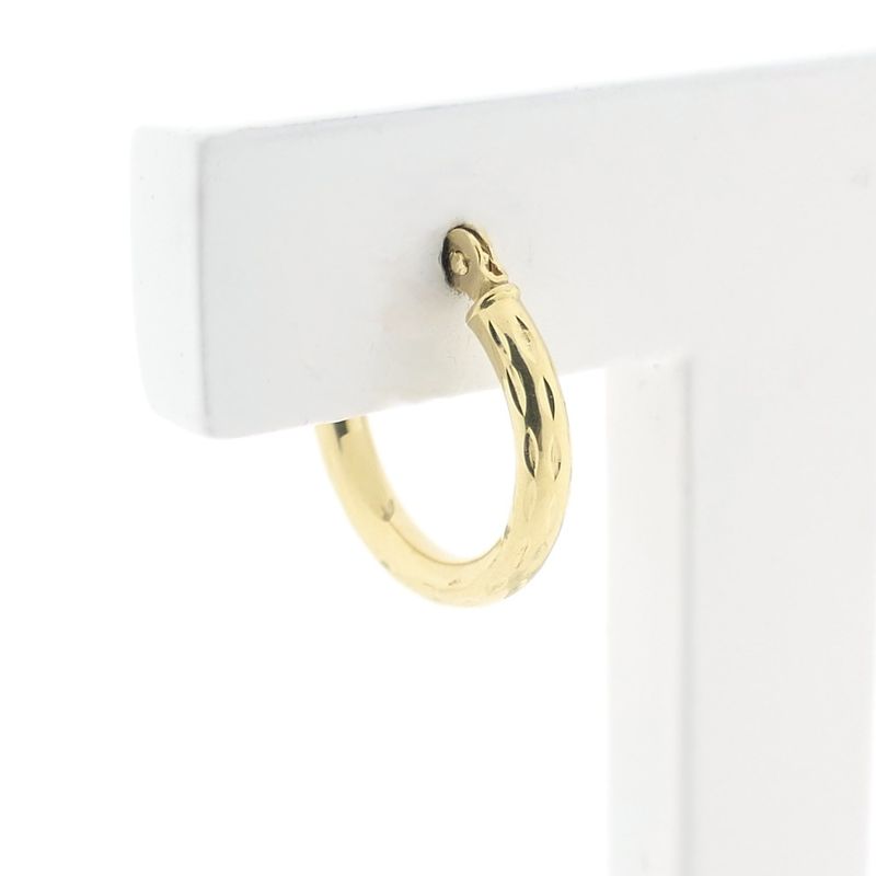 Image 4 of Gold earrings | Ø 13.5 mm