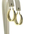 Image 3 of Vintage/antique gold hoop earrings | Ø 18.5 mm