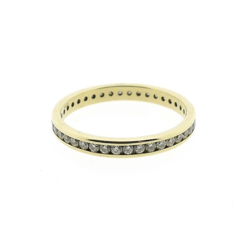 Image 3 of Gold alliance ring with zirconia
