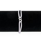 Image 6 of Forever Knots® Lilac Satin Bracelet with Silver Link