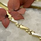 Image 7 of Two-tone gold fantasy link bracelet | 20.5 cm