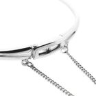 Afbeelding 6 van Witgouden slavenarmband met diamanten; 0,17 ct. 