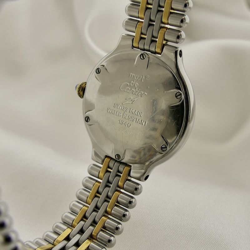 Image 12 of Cartier Must 21; Bi-color women's watch