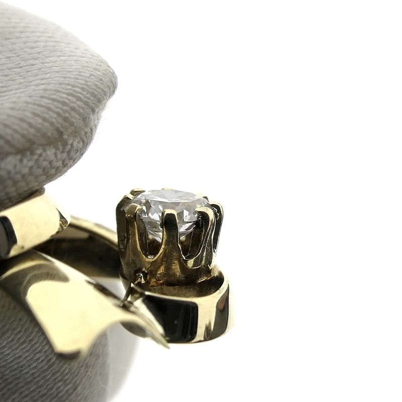 Image 4 of Golden fantasy pendant with diamond | 0.25 ct.