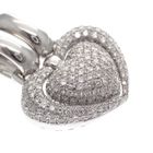 Image 9 of 18-karat white gold heart pendant; Chimento | 3.24 ct. diamond