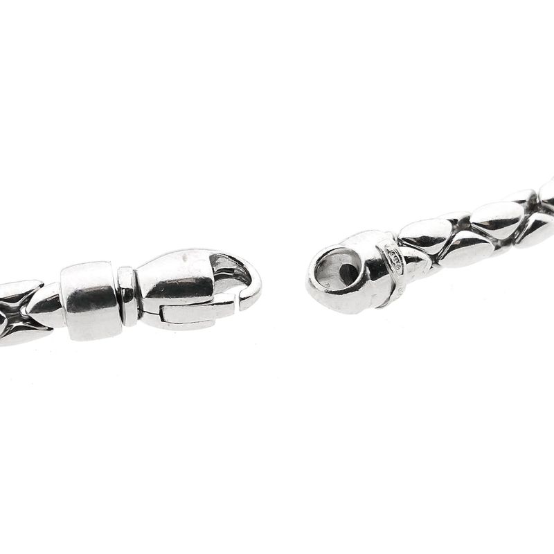 Afbeelding 6 van Witgouden cardano schakelketting