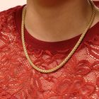 Image 9 of 18K Gold Mesh Link Necklace; 44.5 cm | Fope