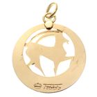 Image 4 of Gold Capricorn pendant
