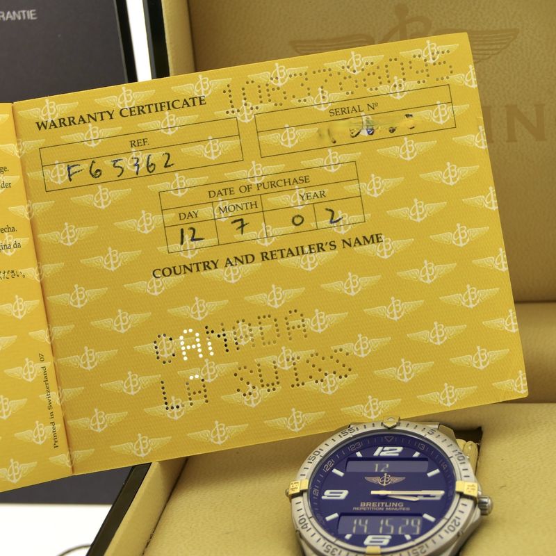 Image 7 of Breitling Aerospace F65362; Analog/digital men's watch