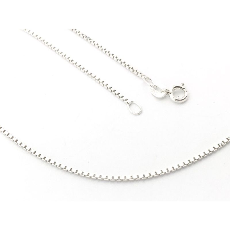 Image 10 of Silver gourmet link chain (suitable for a pendant) | 38 cm