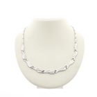 Image 1 of White gold fantasy link necklace