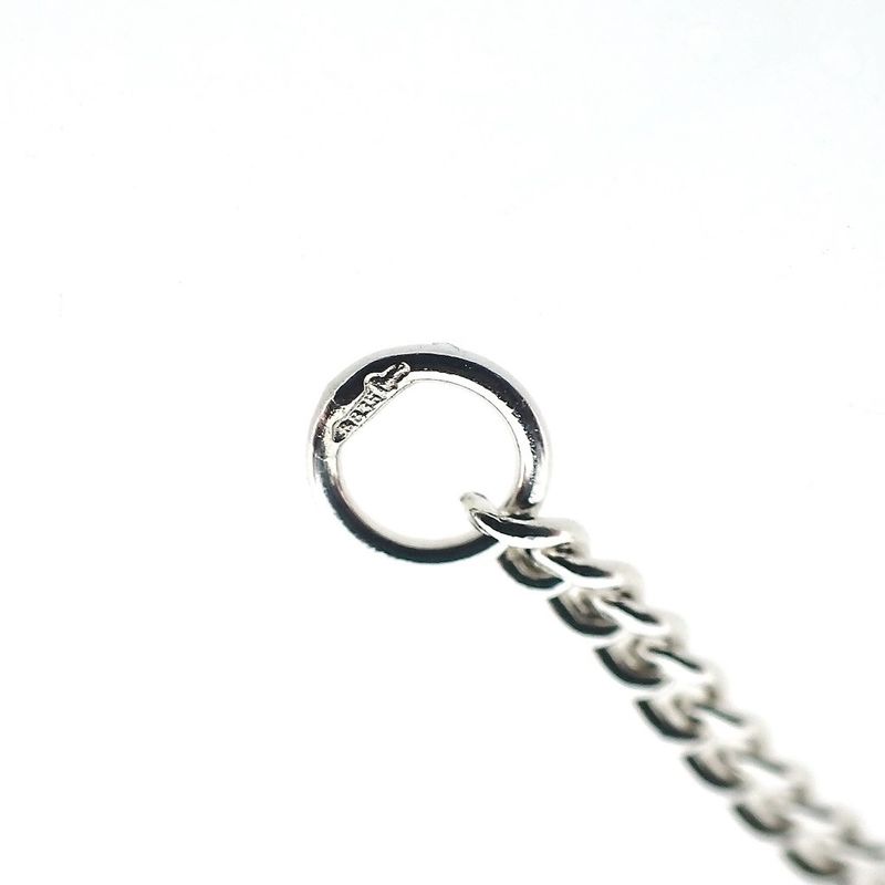 Image 4 of Silver gourmet link bracelet with engraving plate; Children